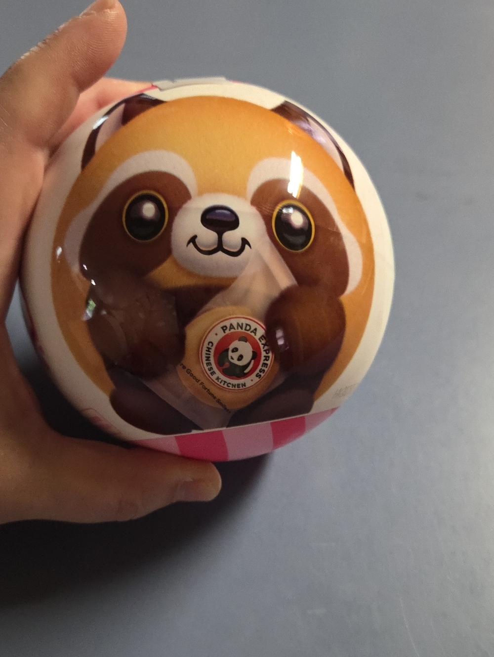 ZURU SNACKLE Express Plush Panda-Style Ball Toy - Brown, White, Pink
